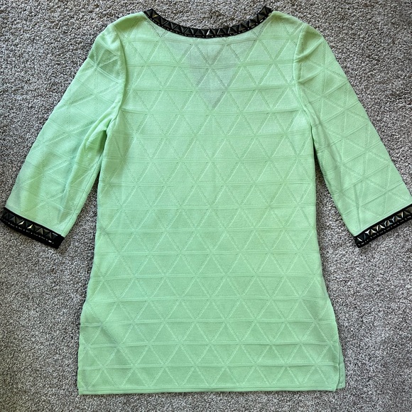 Mint Green Tunic Top SzSmall - Picture 2 of 7